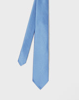 Joao" sky textured fabric tie