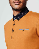 Polo jersey caramel - IZAC