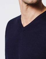 Navy V-Neck Sweater