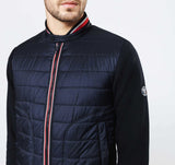 Sweat pull zippé col teddy marine "Swneo" - IZAC