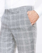 Pantalon carreaux gris - IZAC