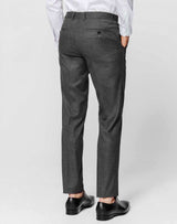 Pantalon gris esprit flanelle IZAC