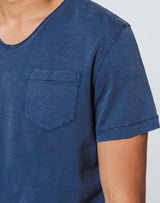 Indigo Blue V-Neck T-Shirt