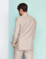 Liverpool" beige cotton and linen jacket